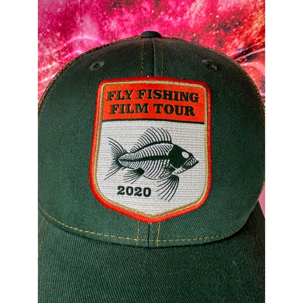 Costa Del Mar Fly Fishing Film Tour 2020 Trucker Hat Green Mesh Back Cap